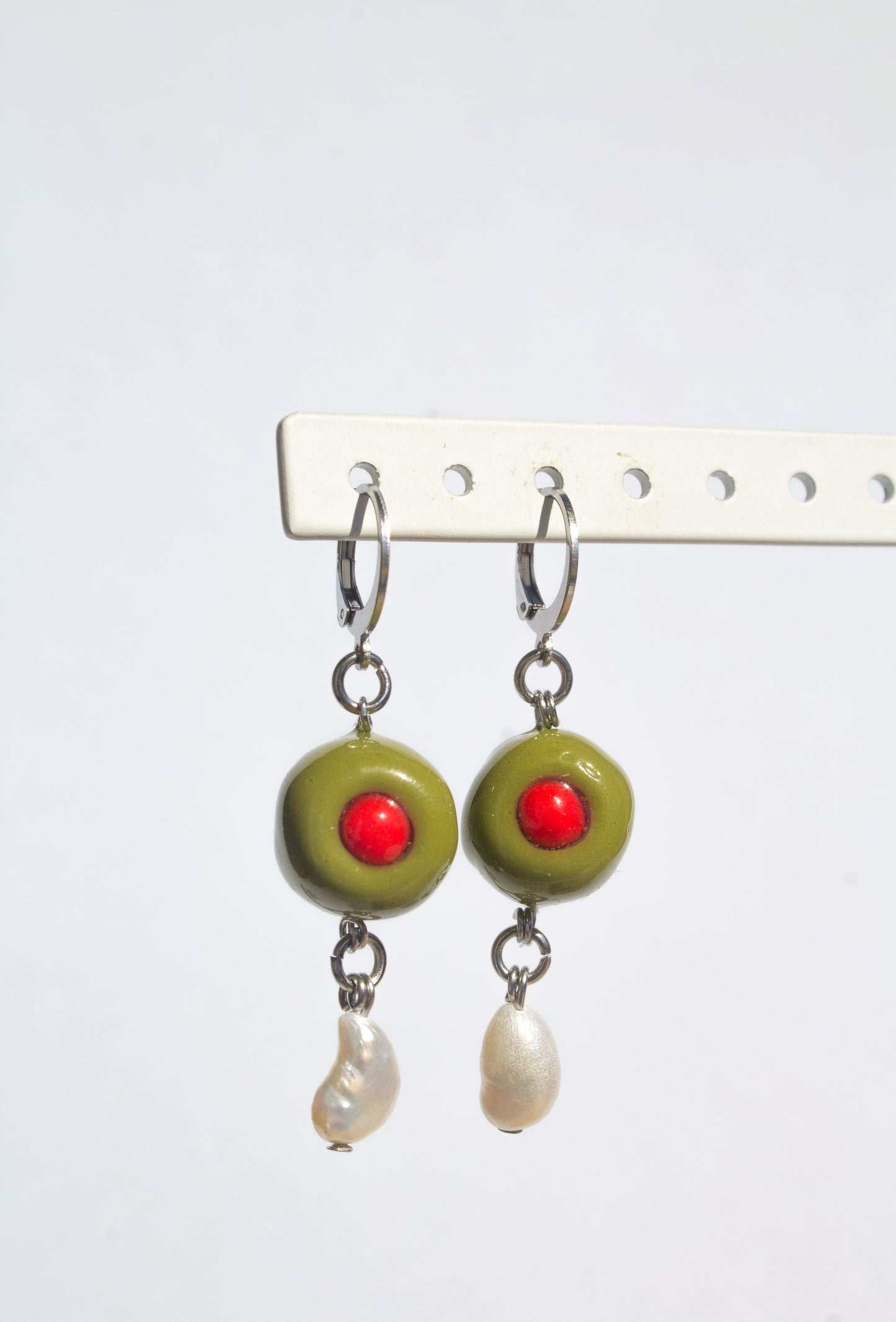 Olive earrings