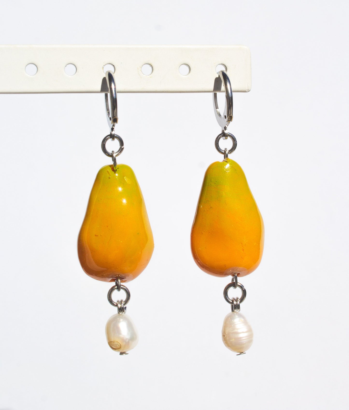 Papaya earrings