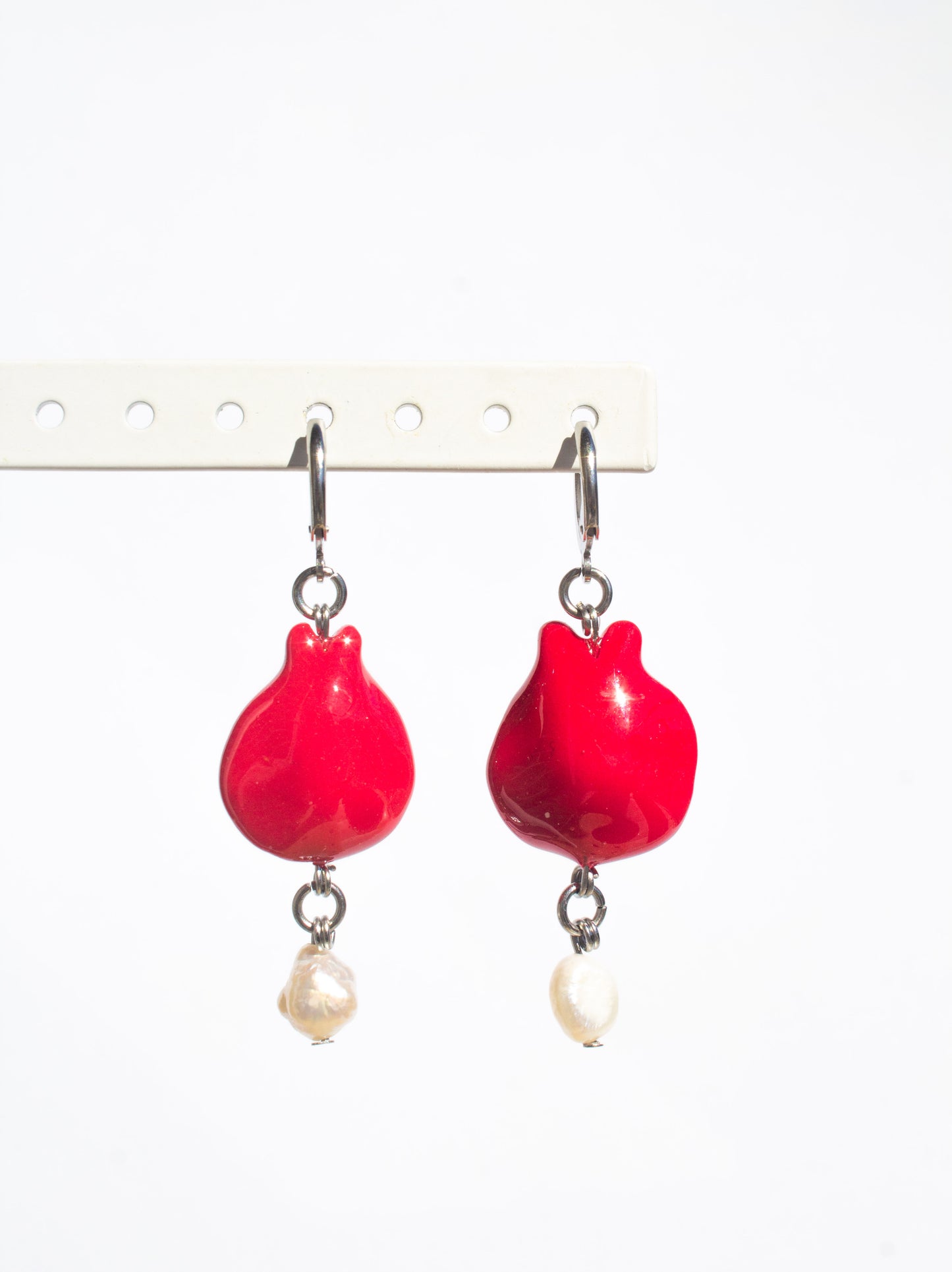 Pomegranate earrings