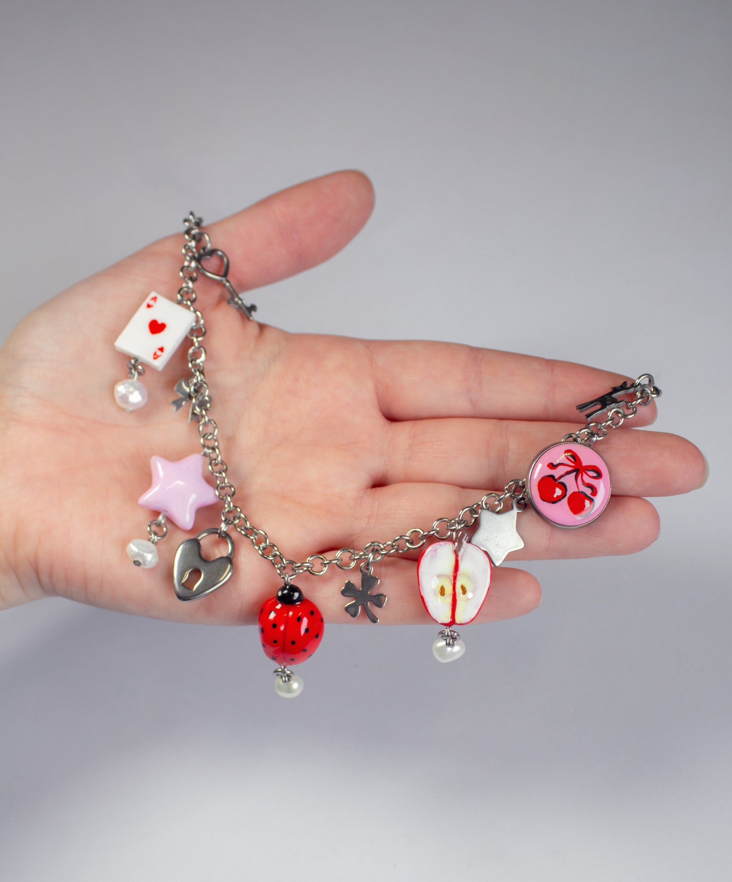 Bug & Bow Bliss charm necklace