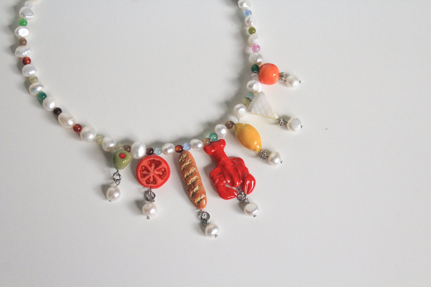 Lobster meal necklace