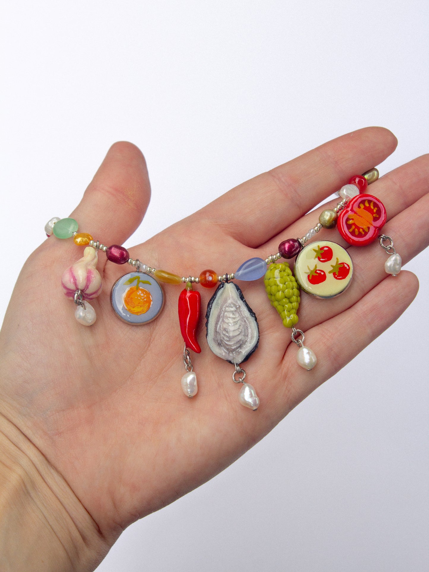 Sweet and savory necklace