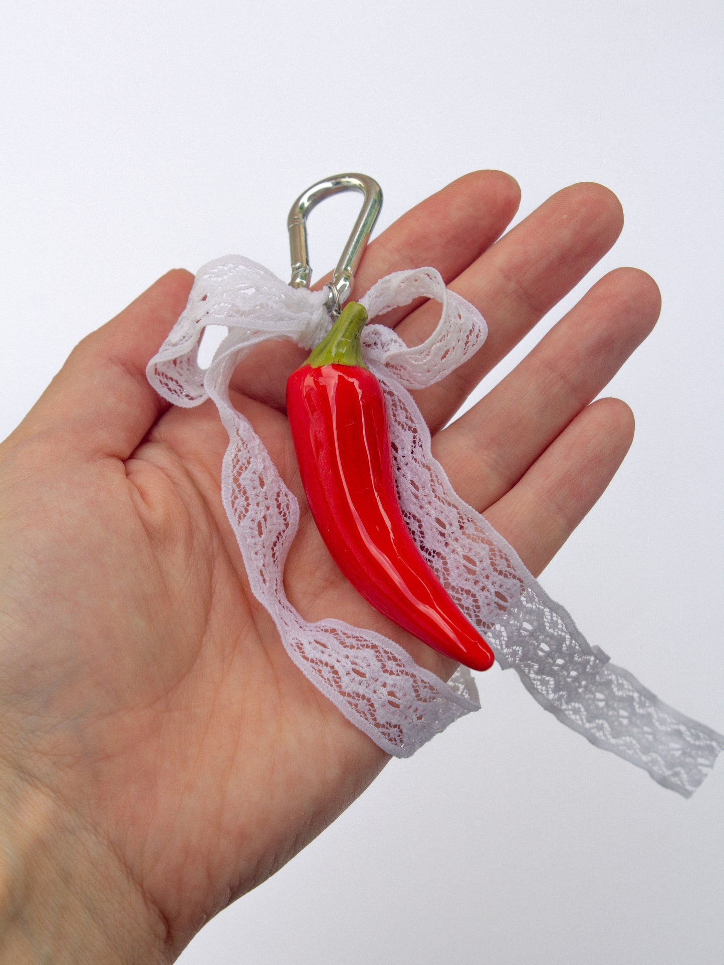 Spicy pepper bag charm