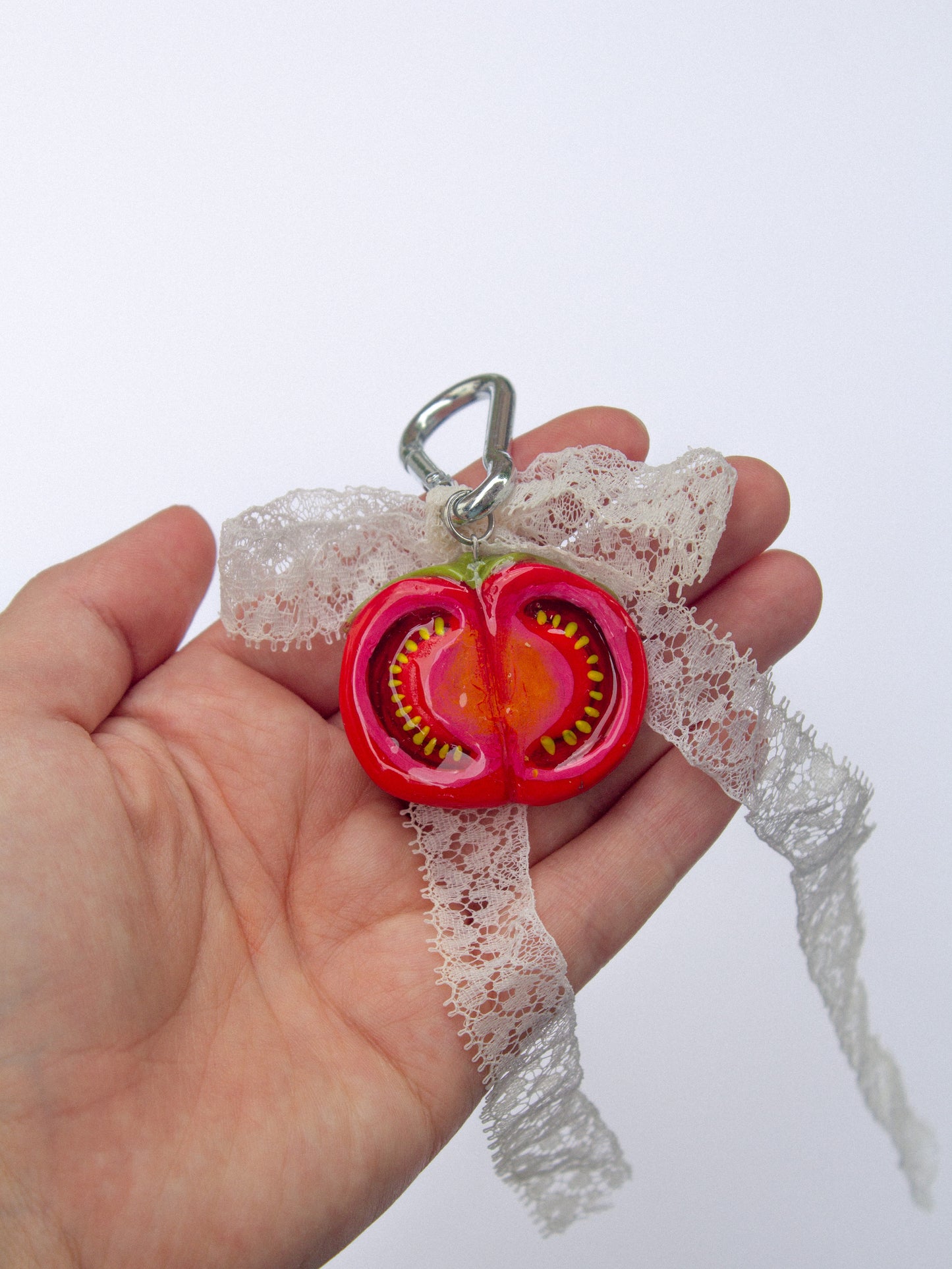Tomato bag charm