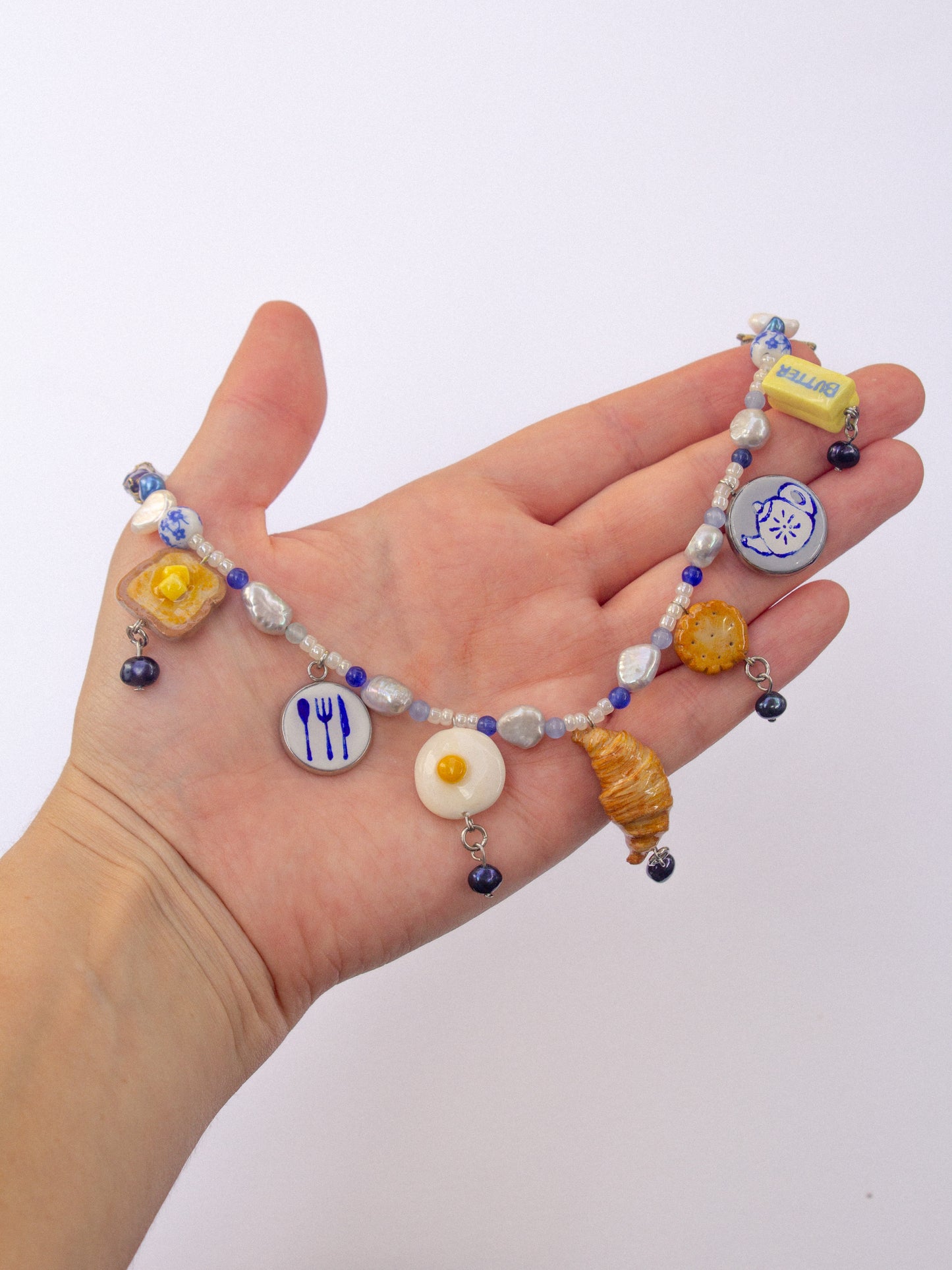 Tea time and sweets necklace