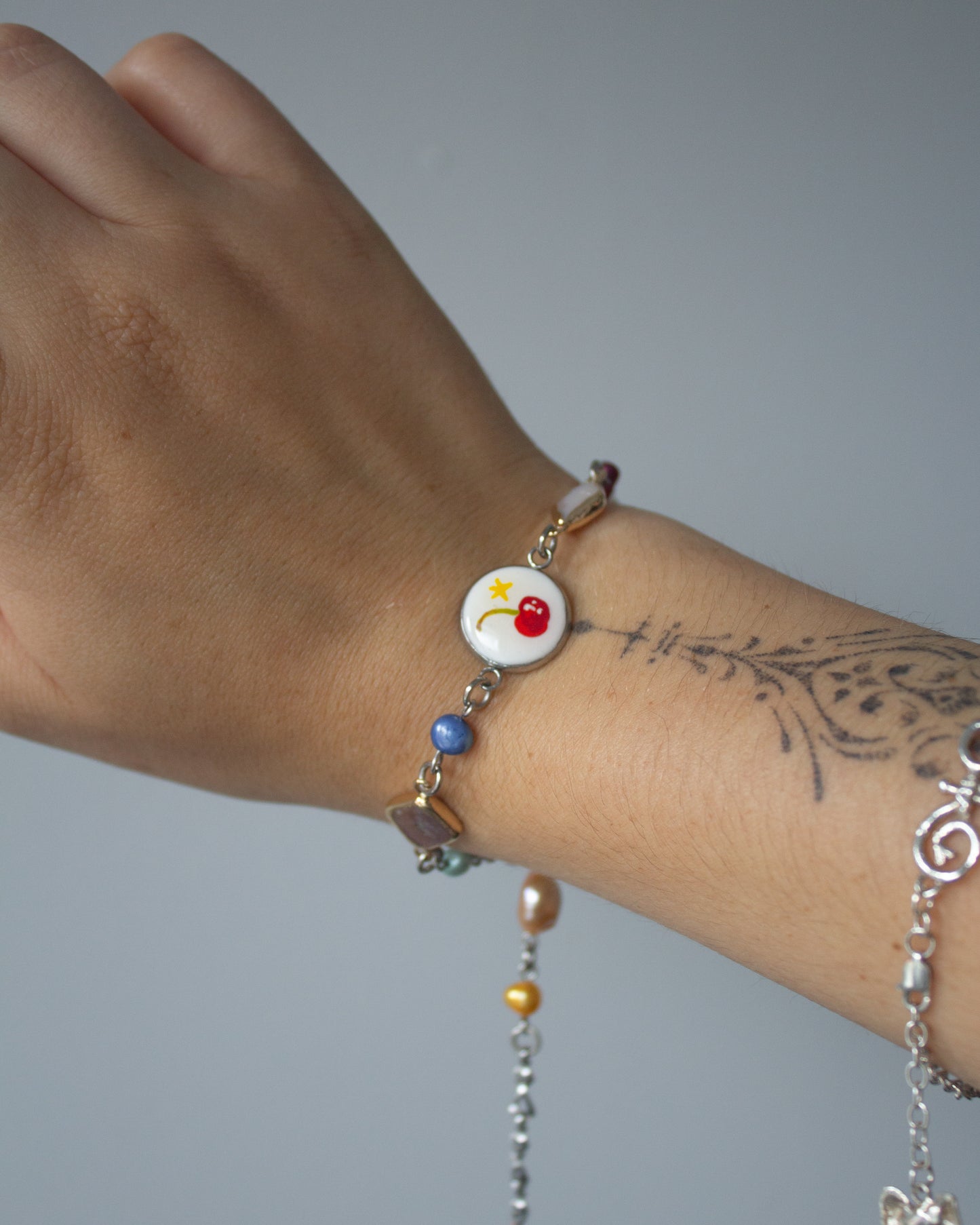 Cherry bracelet