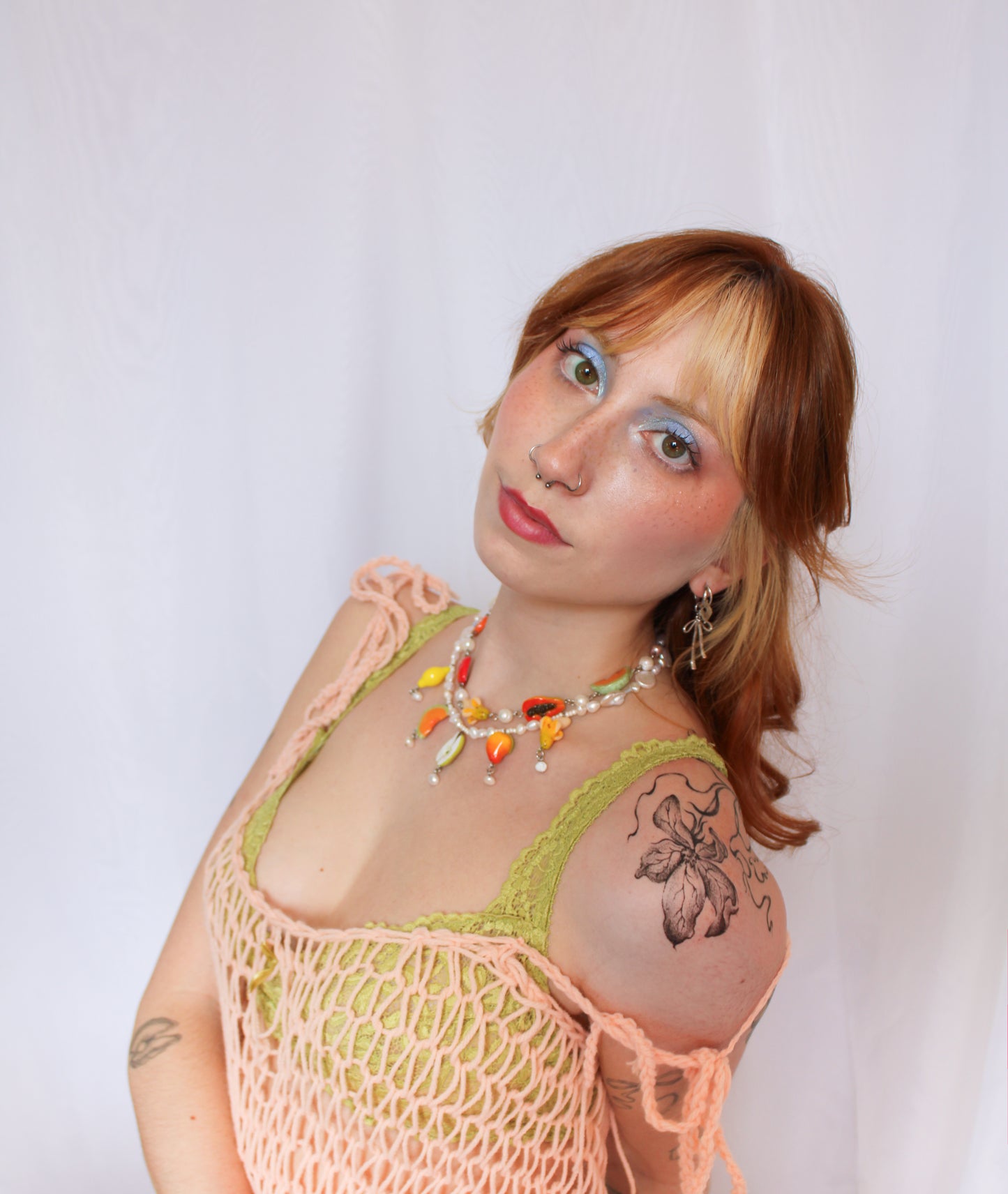 Spring citrus necklace