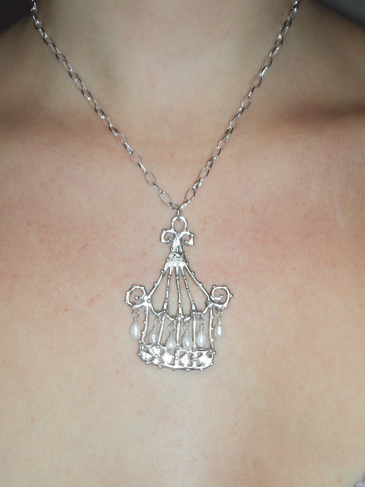 Tiny circus necklace