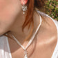 Calla lily cotton necklace [1/1]