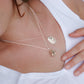 Escargot sur clochette necklace