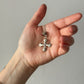 Ruby cross necklace