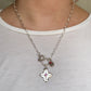 Rose cross cluster necklace [1/1]