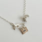 Glass frame cluster necklace [1/1]