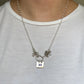 Glass frame cluster necklace [1/1]