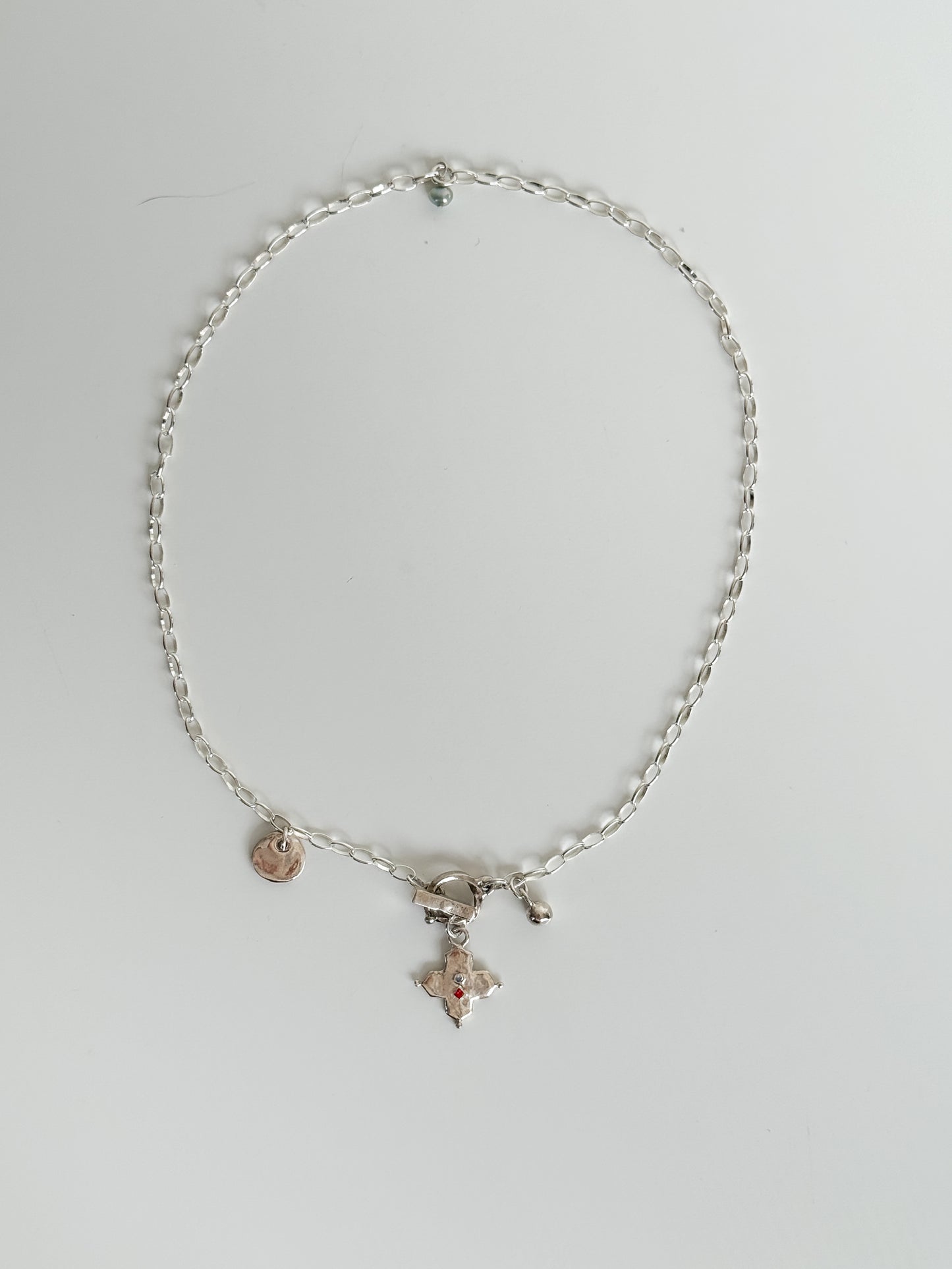 Mosaic tile cluster necklace [1/1]