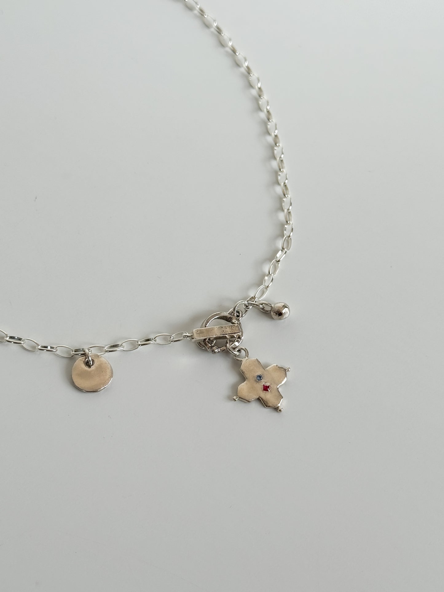 Mosaic tile cluster necklace [1/1]