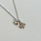 Spade and clubs charm necklaces