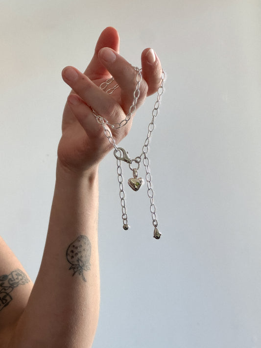Sacred heart necklace