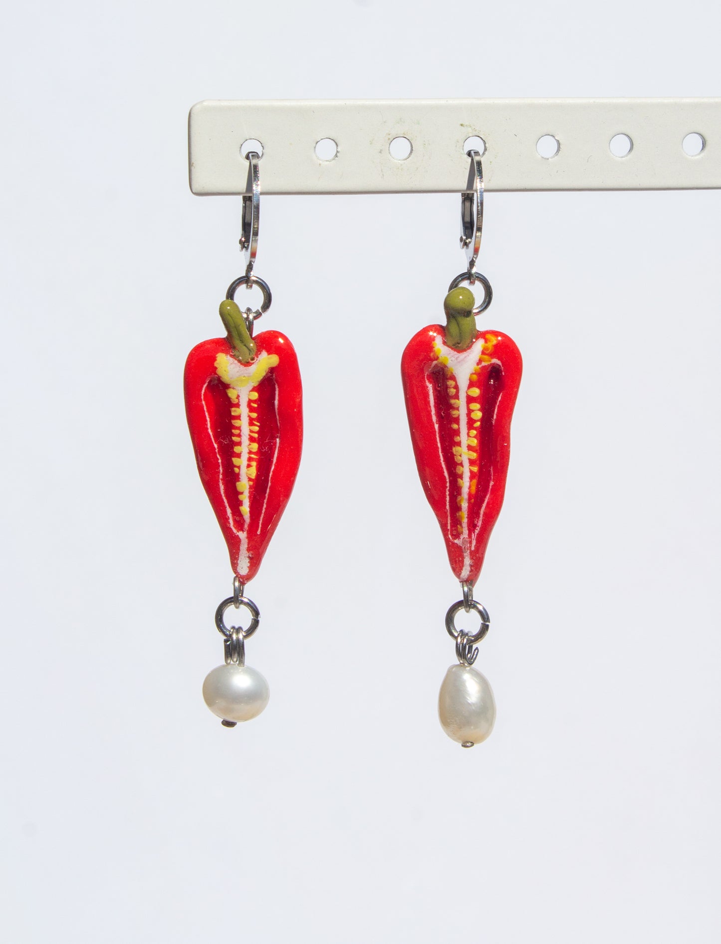 Chilli pepper earrings