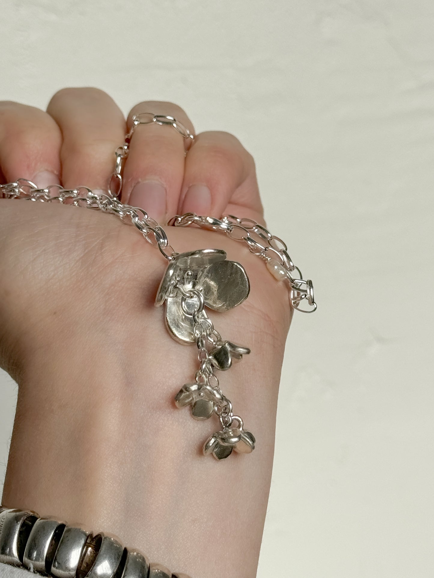 Clochette flowers necklace [big chain]