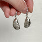 Mussel hoop earrings