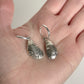 Mussel hoop earrings