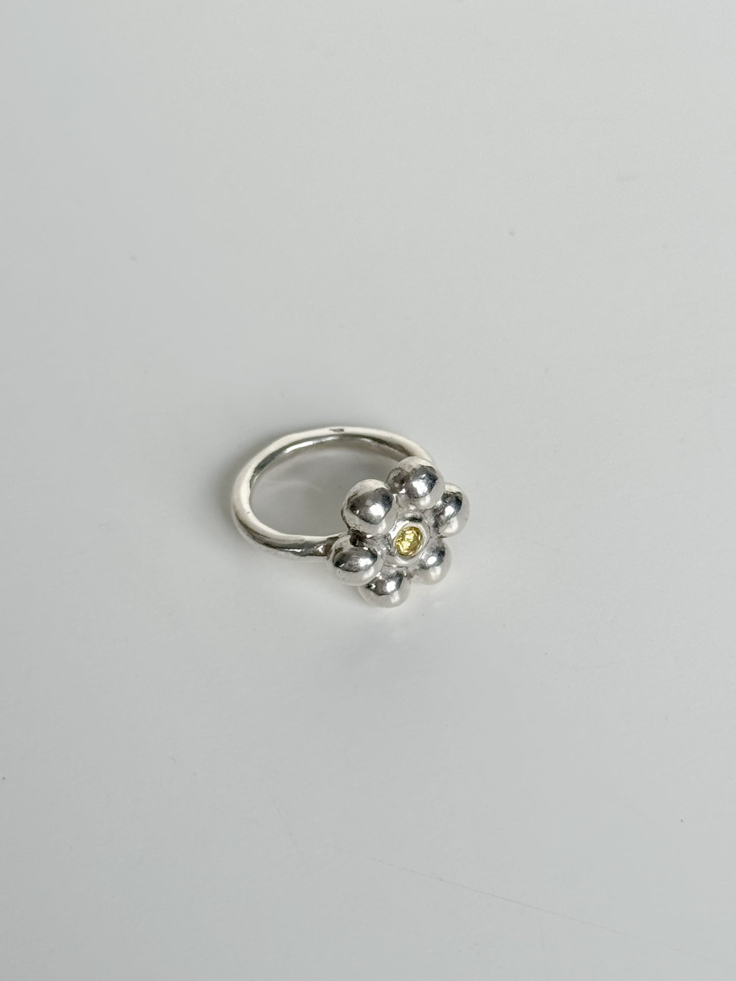 Bubble flower green sapphire [6]