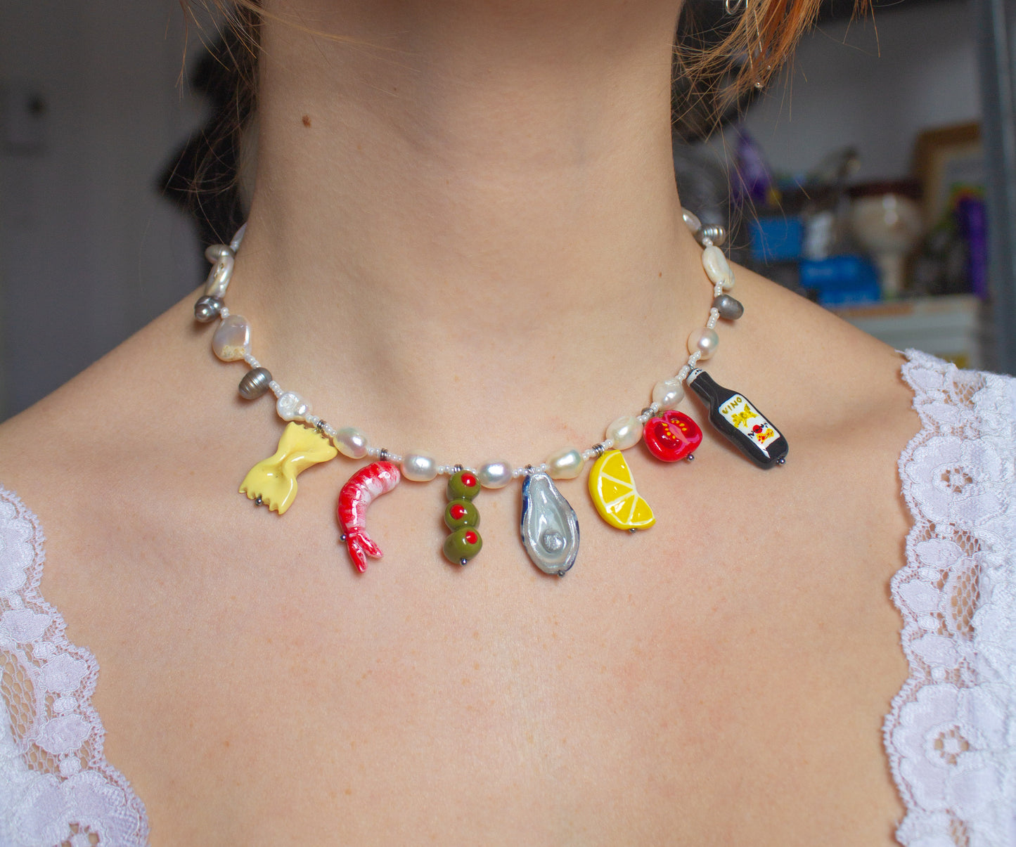 "Bord de mer" charm necklace