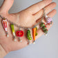 Veggies charm necklace