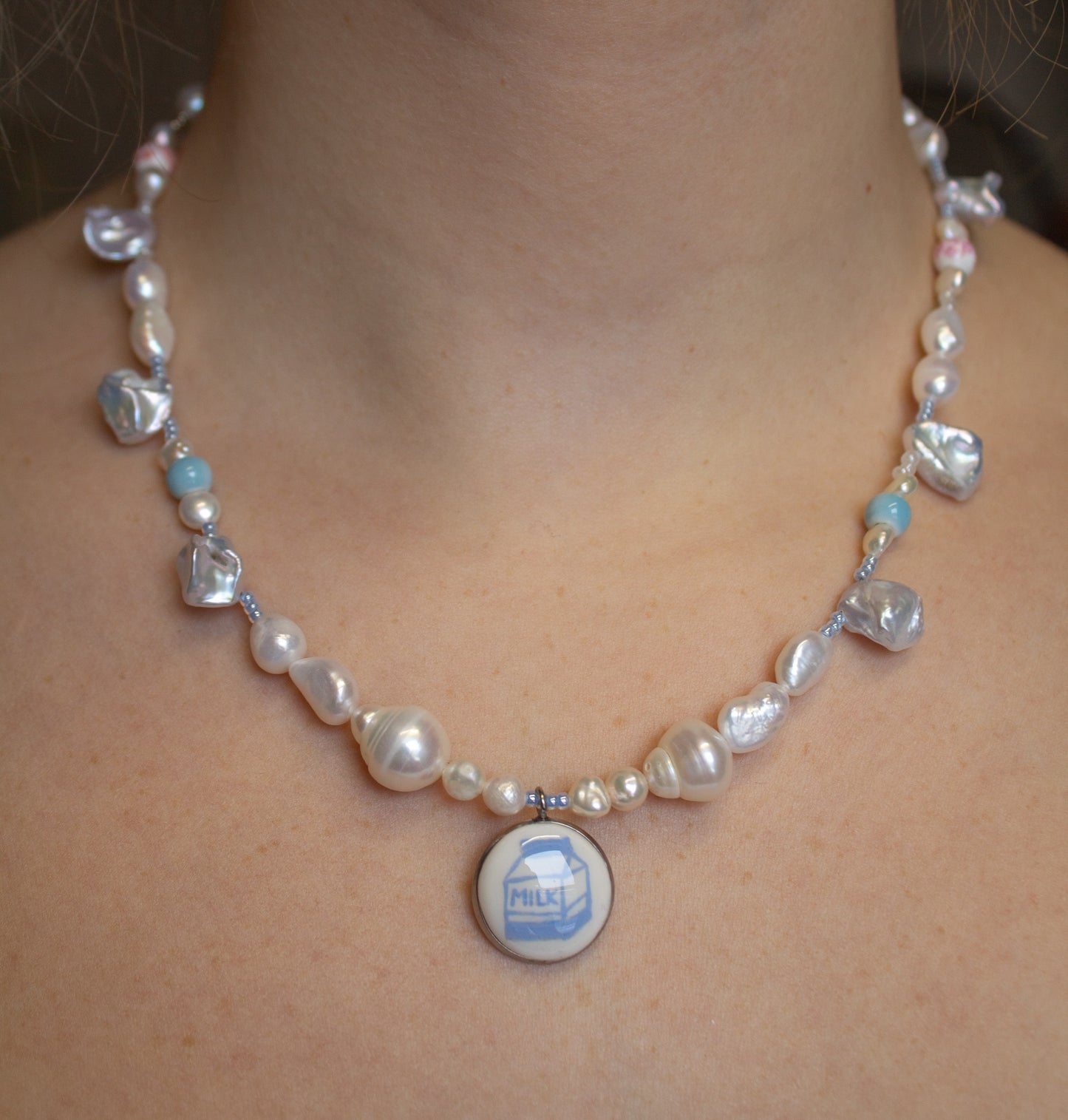 Milk necklace