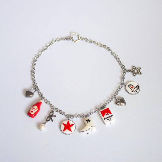 Cowboy charm necklace
