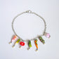 Veggies charm necklace