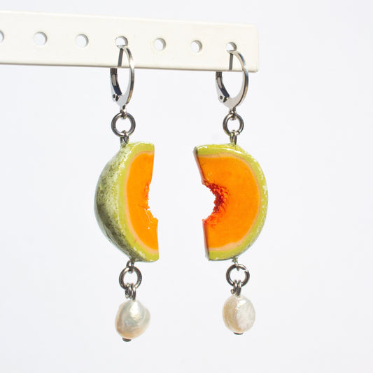 Cantaloup earrings