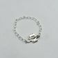 Quatrefoil latch bracelet