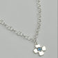 Spinelle flower necklace