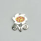 Polka dot flower charm [1/1]