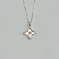 Daisy flower tile necklace