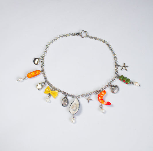 Salty soirée charm necklace