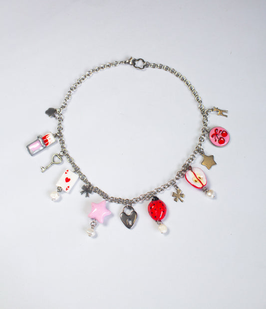 Bug & Bow Bliss charm necklace