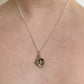 Calla lily necklace