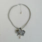 Orchid choker off white