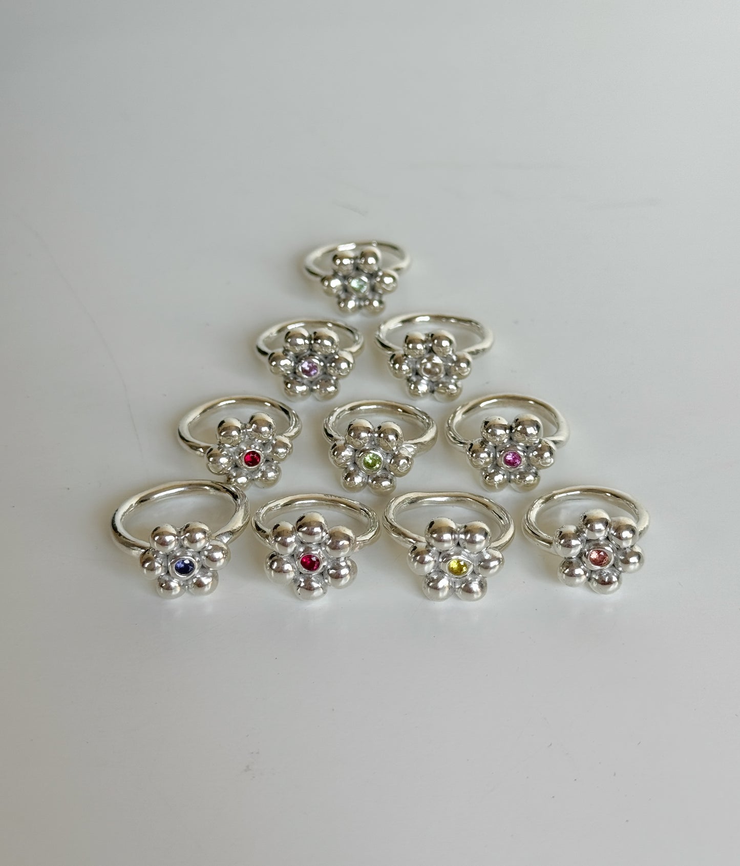Bubble flower ring