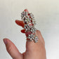 Bubble flower ring