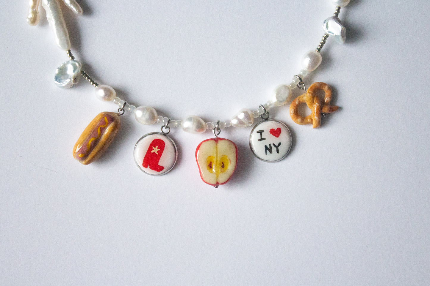 Big apple necklace