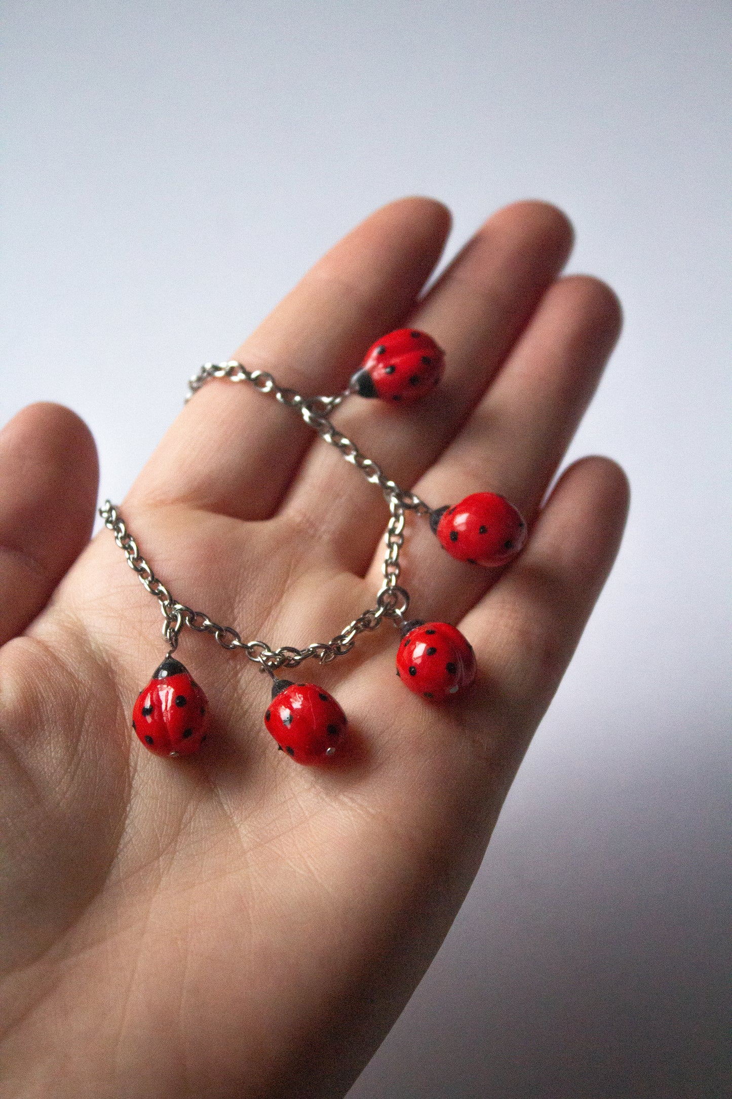 Ladybug bracelet