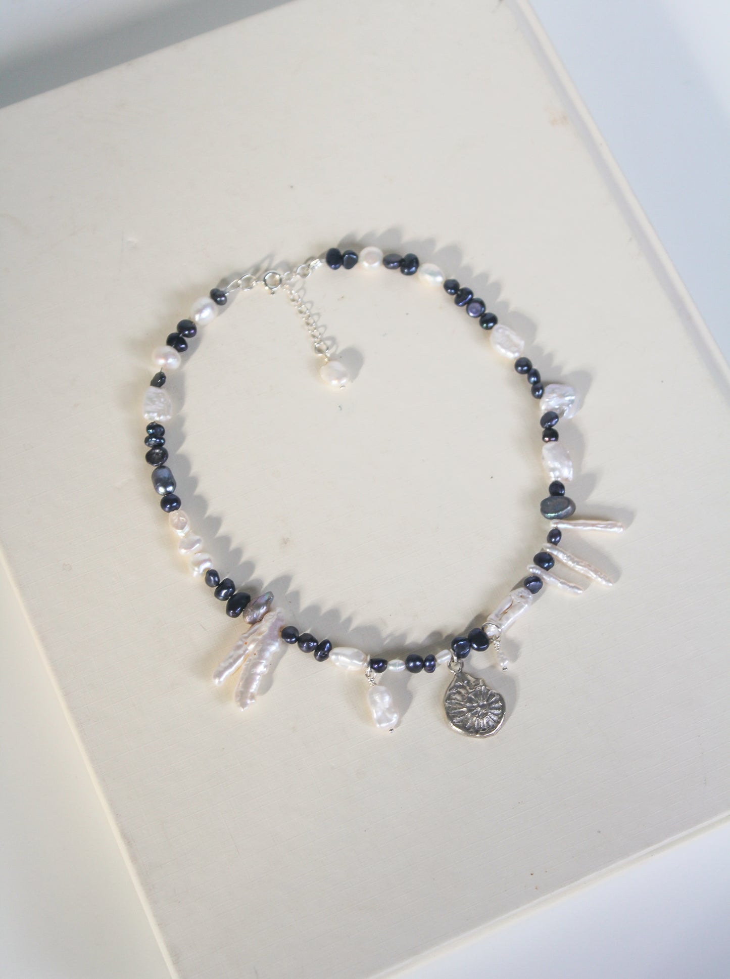 Ocean fossil necklace