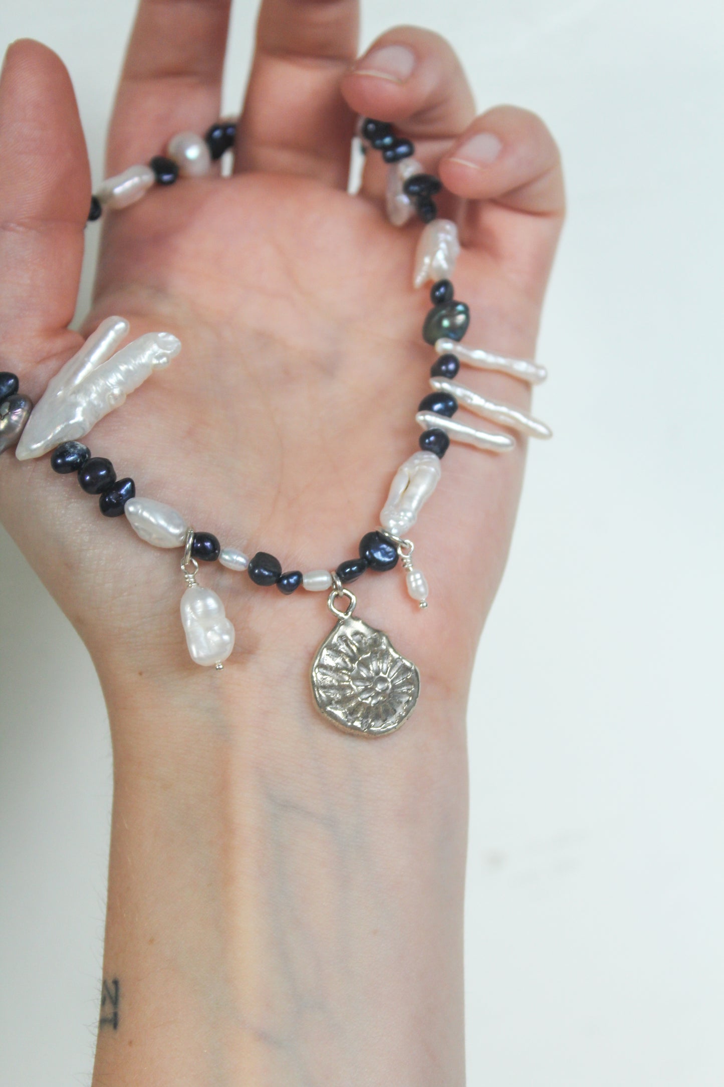 Ocean fossil necklace