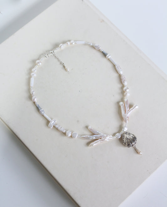 Hidden pearl necklace