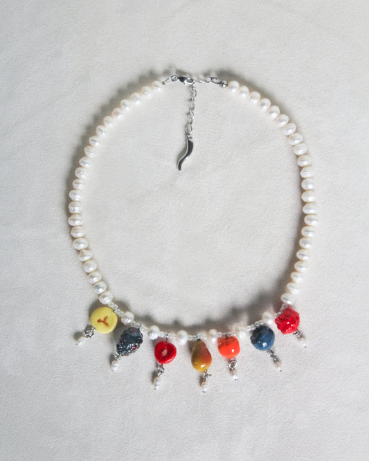Berry picking necklace