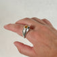 Orb citrine ring